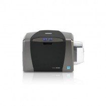 Fargo DTC1250e Single Sided USB Card Printer with Supplies Bundle (50605)