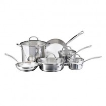 Farberware 75653 Millennium Cookware Set, 10-Piece, Silver