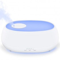 MADETEC Cool Mist Humidifier Ultrasonic Humidifiers Aromatherapy Diffuser for Baby, Bedroom, Office with 7 Night Light,Adjustable Mist Levels, Timer, Waterless Auto Shut-off (1L)