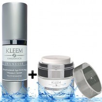 Organic Anti Aging Skin Care Set for Men & Women - Vitamin C Serum & Retinol Moisturizer - This Will Be Your Best Daily Skin Care Routine