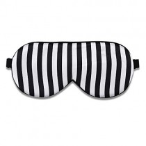Alaska Bear Natural Silk Sleep Mask, Blindfold, Super Smooth Eye Mask (Classic Stripe)