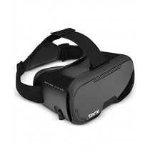 Tzumi Dream Vision Virtual Reality Smartphone Headset, Retracteable Built-in Ear Buds,fits all phones up to 6 inch, 360 Video Capability, Lightweight with high durability, Works with all VR apps. Blk