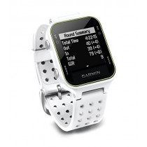 Garmin Approach S20, GPS Golf Watch with Step Tracking, Preloaded Courses, White