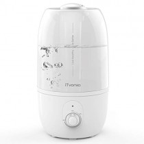 iTvanila Humidifiers, Cool Mist Humidifiers for Bedroom Babies(BPA Free), Personal Room Humidifiers with Whisper-Quiet Operation, Auto Shut-Off, up to 28 Hours Working Time (C1A)