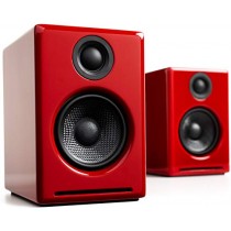 Audioengine A2+ Powered Desktop Speakers (Red)