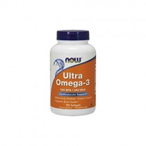 NOW Supplements, Ultra Omega-3 Molecularly Distilled and Enteric Coated, 180 Softgels