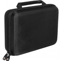 Professional Portable Recorder Case with DIY foam inlay for ZOOM H1, H2N, H5, H4N, H6, F8, Q8 Handy Music Recorders, Charger, Mic Tripod Adapter and Accessories (Polyester Black) 