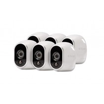 Arlo - Wireless Home Security Camera System with Motion Detection | Night vision, Indoor/Outdoor, HD Video, Wall Mount | Cloud Storage Included | 6 camera kit - Eco Packaging (VMS3630B)