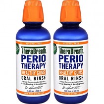 TheraBreath Dentist Formulated PerioTherapy HEALTHY GUMS Oral Rinse, 16.9 Ounce (Pack of 2)