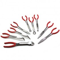 XtremepowerUS 9pc 11" inch Long Reach Plier Mechanics Electricians Craft & Hobby Tool Set