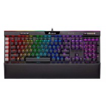 Corsair K95 RGB Platinum XT Mechanical Gaming Keyboard, Backlit RGB LED, Cherry MX Speed RGB Silver, Black (CH-9127414-NA)