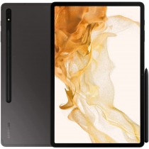 Samsung Galaxy Tab S8+ Plus w/Low Latency S-Pen (128GB, 8GB) 12.4’’ 120Hz AMOLED, Snapdragon 8 (4nm), All Day Battery, Android 12 Wi-Fi Tablet SM-X800 US Model (w/Fast 25W Charging Cube, Graphite) 