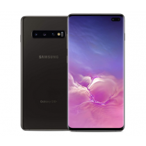 Samsung Galaxy S10+ Factory Unlocked Android Cell Phone | 512GB of Storage | Fingerprint ID and Facial Recognition | Long-Lasting Battery | Ceramic Black (SM-G975UCKEXAA) 