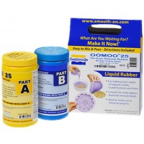Smooth-On OOMOO 25 - FAST Curing Mold Making Silicone Kit - 2 Pints - EASY! 
