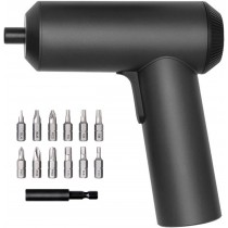 Xiaomi Mi Cordless Screwdriver 3.6V, 2000mAh Rechargable Battery. Patented One-piece body with USB-C charging port. High 5-N.m Torque Cordless Portable Screwdriver with 12 pieces of S2 Steel Bits