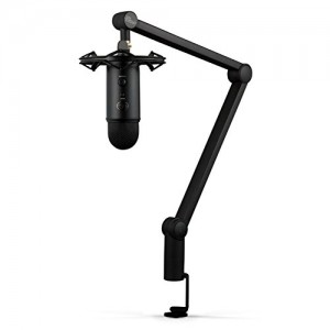 Blue Vocal Condenser Microphone, Blackout, Mic + Professional Broadcast Bundle (988-000107)