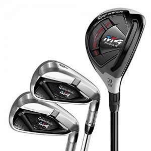 TaylorMade M4 Combo Iron Set (Set of 7 total clubs: 6-PW, 4 Hybrid, 5 Hybrid, Right Hand, Stiff Flex)