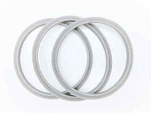 Nutribullet Set of 3 Gaskets with Lip, Fits Nutribullet Blenders