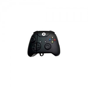 Xbox One S Controller Case for Airpods 1st/2nd, 3D Cartoon Xbox One x Controller Silicone Funny Airpod Cover, Cool Keychain Design Skin,Fashion Cases for Girls Kids Teens Boys Airpods (Black)