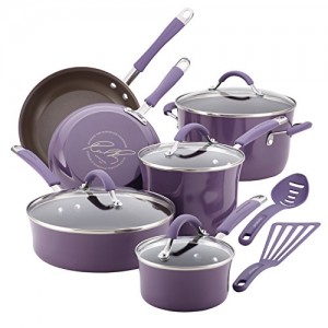 Rachael Ray 16783 Cucina Cookware Set, Lavender