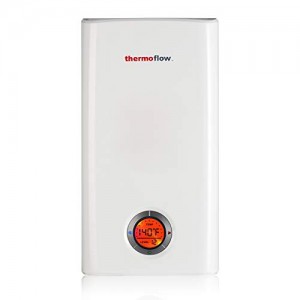 Thermoflow Elex 15 Tankless Water Heater Electric, 15kW at 240 Volts Instant Hot Water Heater with Self-Modulating Temperature Technology