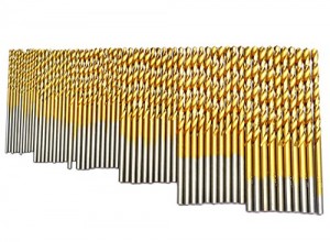 BOSTAL 60Pcs Drill Bits Set 1/8 1/16 3/64 5/64 3/32 7/64 Professional Twist Drill Bit Set Industry HSS TIN Coated Jobbers Length Mini Micro Drill Perfect Use for Steel Wood Plastic Aluminum Alloy