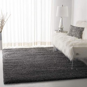 Safavieh California Premium Shag Collection SG151-8484 Dark Grey Area Rug (8' x 10')