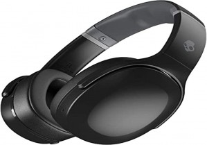 Skullcandy Crusher Evo Wireless Over-Ear Bluetooth Headphones for iPhone and Android with Mic / 40 Hour Battery Life / Extra Bass Tech / Best for Music, School, Workouts, and Gaming - Black 