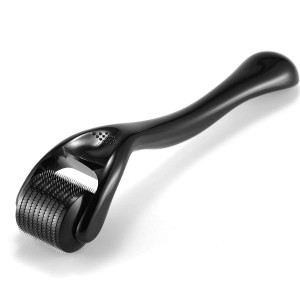 Derma Roller 0.5mm Microneedle Roller for Face Body Beard Hair Growth, 540 Titanium Micro Needles Roller for Home Use
