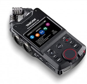 TASCAM Portacapture X6 32-bit Float Portable Audio Recorder, Field Recorder for Video, Music, Podcast, Voice, Podcasting 