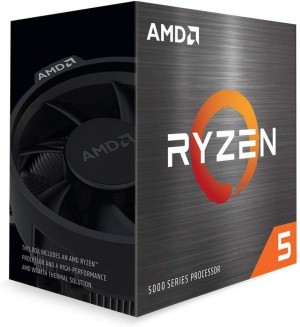AMD Ryzen 5 5600X 6-core, 12-Thread Unlocked Desktop Processor with Wraith Stealth Cooler