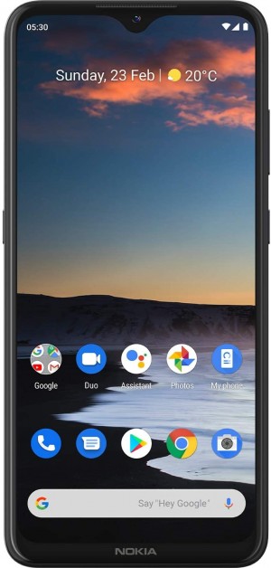 Nokia 5.3 | Android 10 | Unlocked Smartphone | 2-Day Battery | Single SIM | 4/64GB | 6.55-Inch Screen | 13MP Quad Camera | Charcoal 