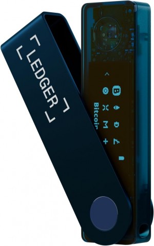 Ledger Nano X - Secure and Manage Your Crypto & NFTs on-The-go with Our Bluetooth-Enabled Hardware Wallet (Sapphire Blue)