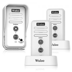 Wireless Intercom Doorbell Chime for Home Intercomunicador (1T2 White) ...