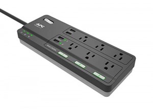 APC Smart Plug Surge Protector Power Strip, 3 Alexa Smart Plugs, 6 Outlets Total with 2160 Joules of Surge Protection, WiFi Smart Plug Outlet Works with Alexa Echo, No Hub Required (PH6U4X32)