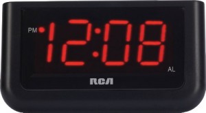 RCA Digital Alarm Clock with Large 1.4" Display