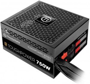 Thermaltake Toughpower 750W 80 Plus Gold Semi Modular PSU ATX 12V or EPS 12V Ultra Quiet Power Supply PS-TPD-0750MPCGUS-1