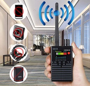 Hidden Camera Detector, UNKNOK Bug Detector [Anti-Spy][Ultra-high] RF Signal, Radio Frequency, GPS Detector Anti Spy Camera Finder Bug Sweaper Scanner Detection Device