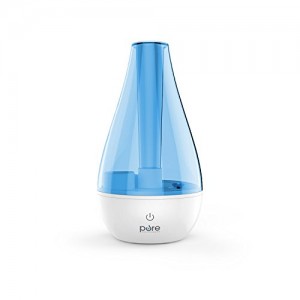 Pure Enrichment MistAire Studio Ultrasonic Cool Mist Humidifier for Small Rooms - Portable Humidifying Unit Ideal for Travel with High and Low Mist Settings, Optional Night Light and Auto Shut-Off