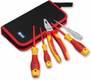 BOOHER 0200201 5-Piece 1000V Insulated Tools Set 