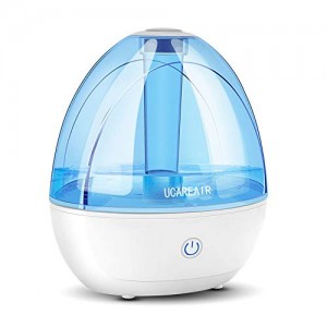 Cool Mist Humidifier - Humidifier for Bedroom, Quiet Mist Humidifier, High Low Mist, Waterless Auto-off, Night Light, Baby Kids Nursery, 2L Tank, Filterless Humidifiers for home office, ETL Approved