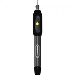 General Tools 505 Cordless Precision Engraver with Diamond Tip Bit