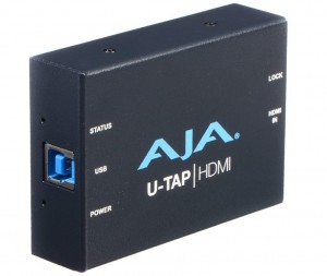 AJA U-TAP HDMI Simple USB 3.0 Powered HDMI Capture