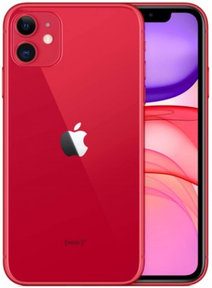 (Renewed) Apple iPhone 11, 64GB, Red - Unlocked 