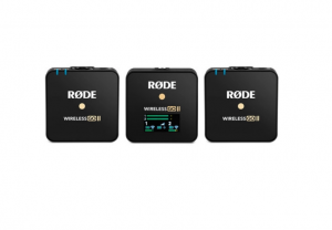 Rode Wireless GO II 2-Person Compact Digital Wireless Microphone System/Recorder (2.4 GHz, Black)