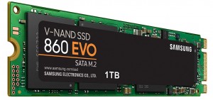 Samsung 860 EVO SSD 1TB - M.2 SATA Internal Solid State Drive with V-NAND Technology (MZ-N6E1T0BW)