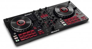 Numark Mixtrack Platinum FX - DJ Controller For Serato DJ with 4 Deck Control, DJ Mixer, Built-in Audio Interface, Jog Wheel Displays and FX Paddles 