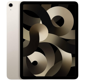 Apple iPad Air (5th Generation): with M1 chip, 10.9-inch Liquid Retina Display, 64GB, Wi-Fi 6, 12MP front/12MP Back Camera, Touch ID, All-Day Battery Life – Starlight