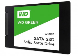 WD Green 480GB Internal PC SSD - SATA III 6 Gb/s, 2.5"/7mm - WDS480G2G0A